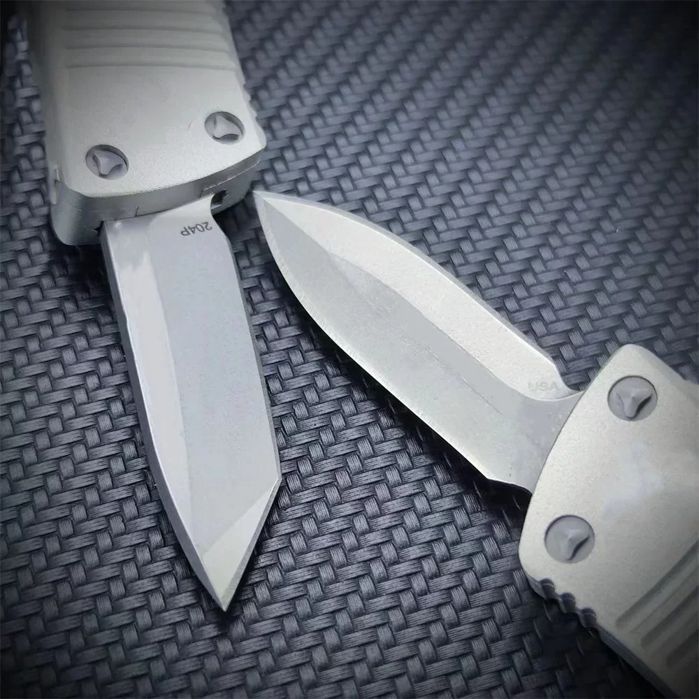 Portable MIC 121 Assist Hunting Pocket Knife D2 Blade Aluminum Handle Outdoor EDC Camping Hunting Rescue Survival Knife