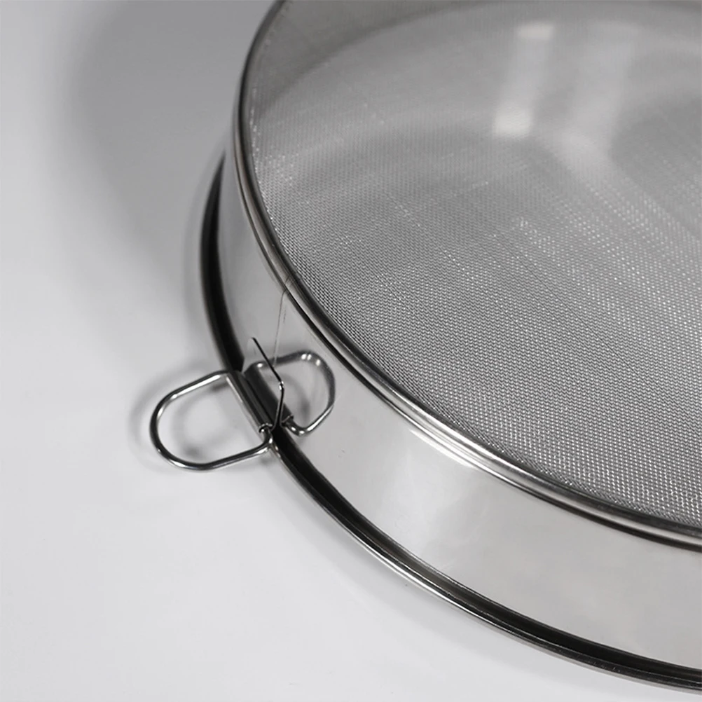 

Stainless Steel Flour Sieve Hand Operated Sifter Strainer Fine Mesh Kitchen Baking Tool Easy Clean Design