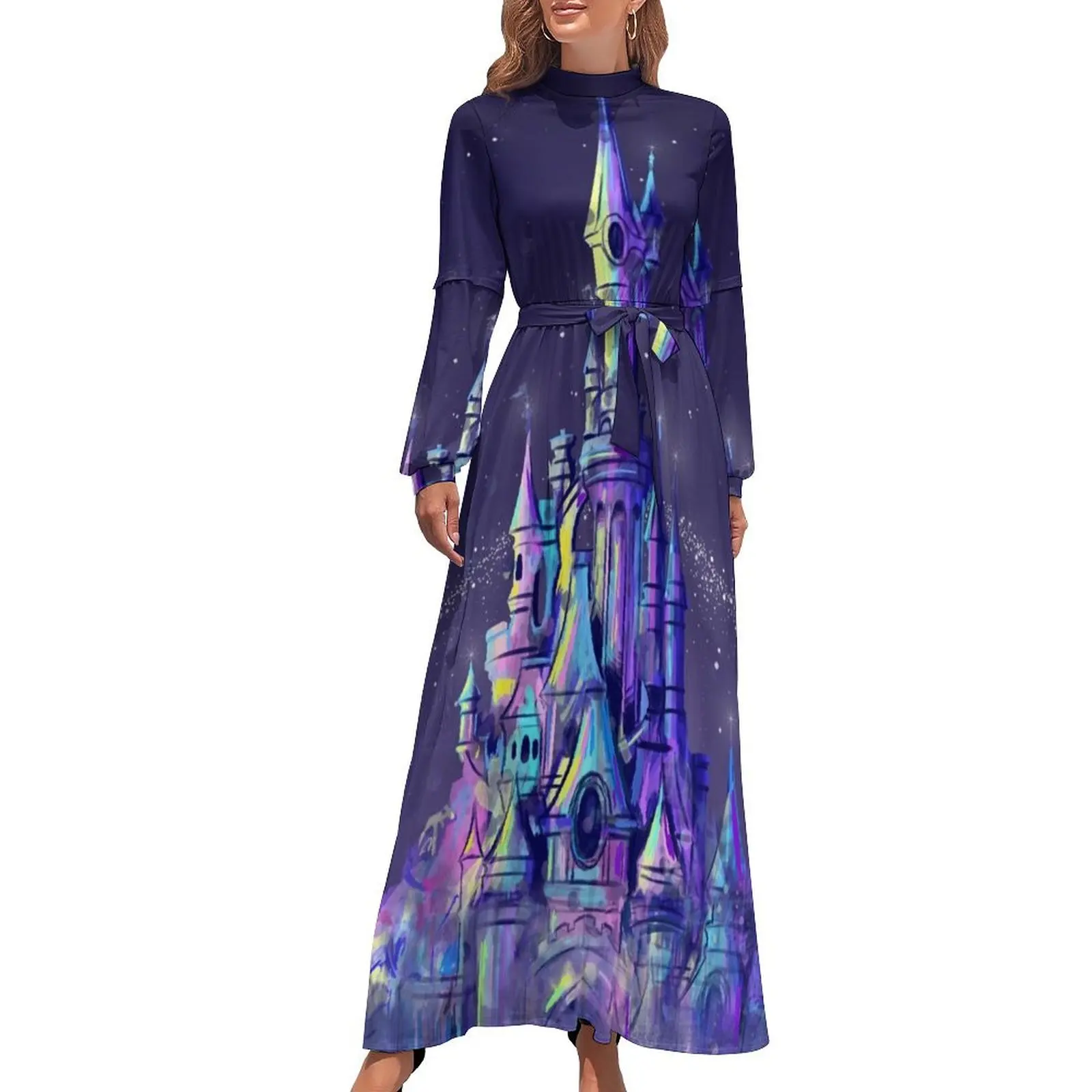 

Magic Princess Fairytale Castle Kingdom Long Dress dresses korean style clothes for women