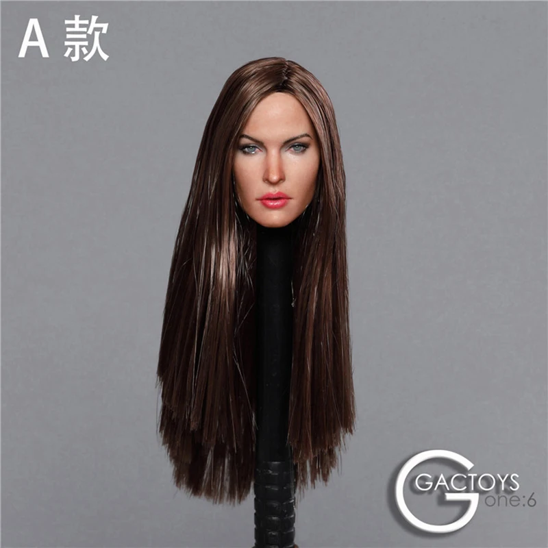 GACTOYS GC029 1/6 Scale Female Head Sculpt Head Carving Accessory Girl Head fit 12'' Action Figure Collection Toys Gifts