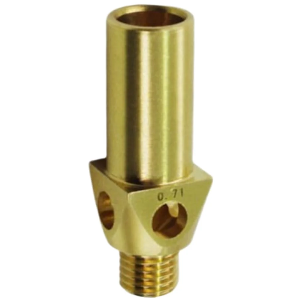 Brass Gas Stove Nozzle 0.6mm Orifice Jet For LPG Natural Gas Cooktop High Temperature Resistant Gas Burner Conversion Spare Part