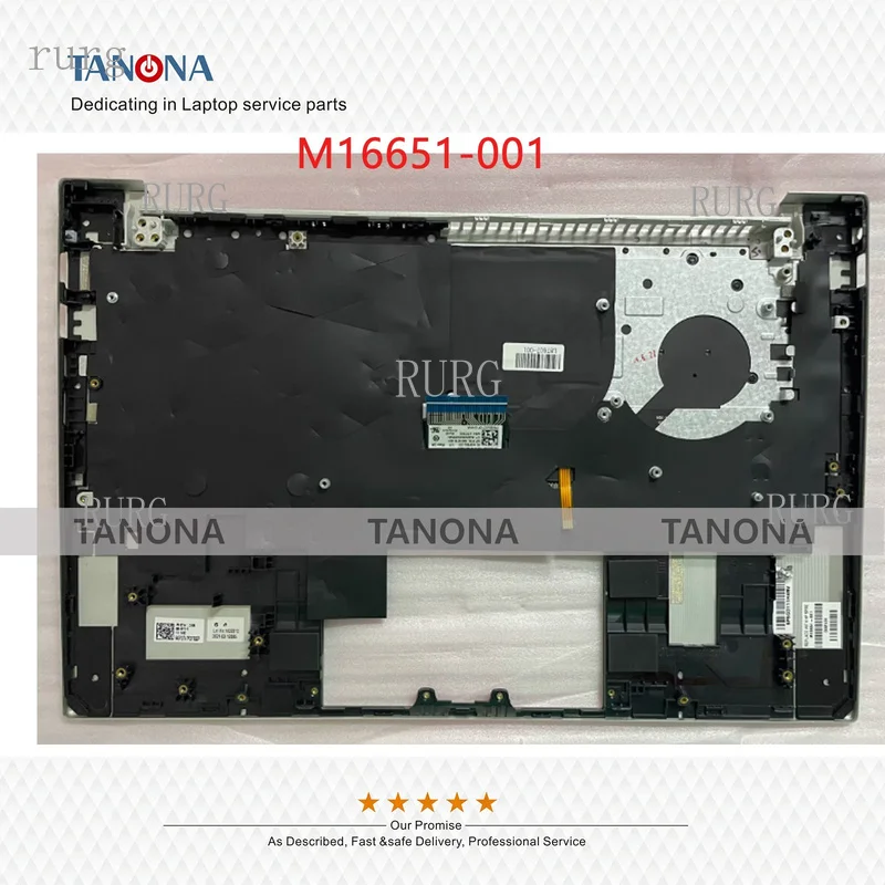 R+  Brand new M16651-001 palm rest for HP Pavilion 14-DV TPN-Q244, with US backlit keyboard