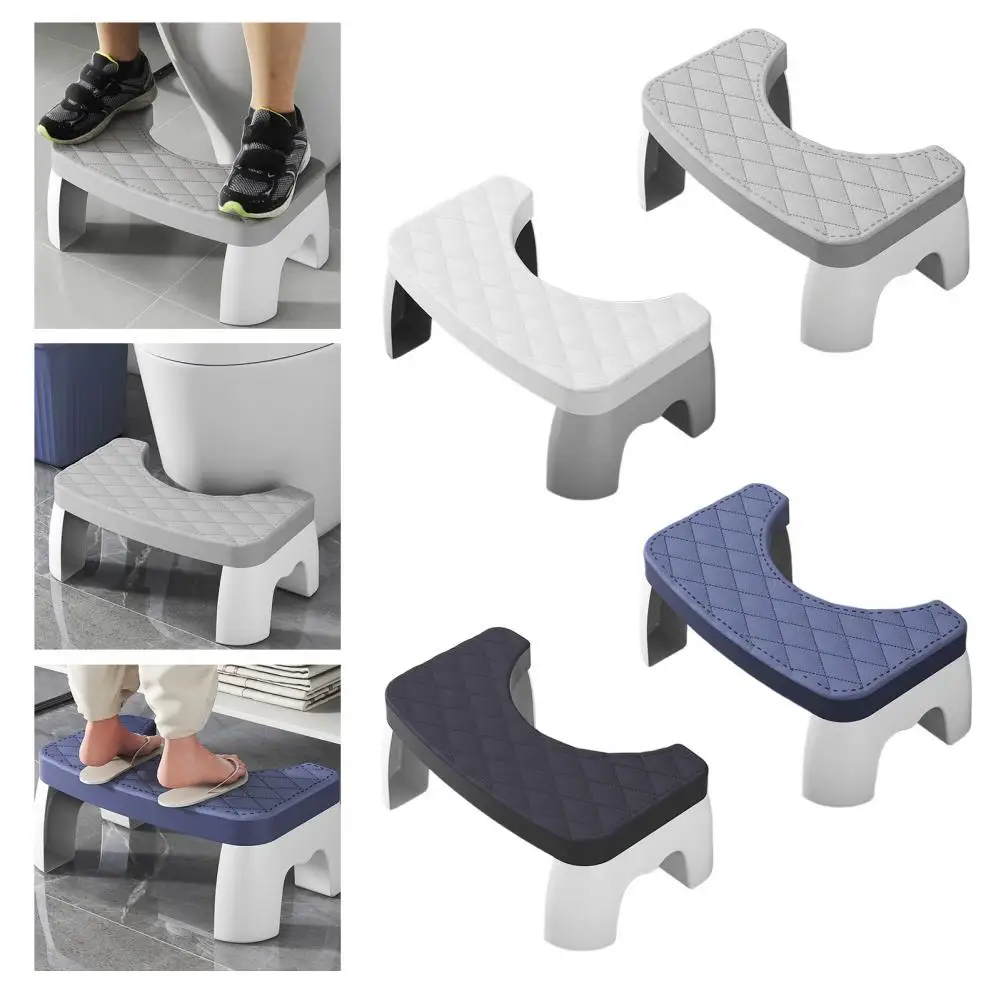 Toilet Stool Promotes Healthy Movements Ergonomic 7 Inch Toilet Potty Stool for Healthy Movements Hemorrhoid Relief for Adults