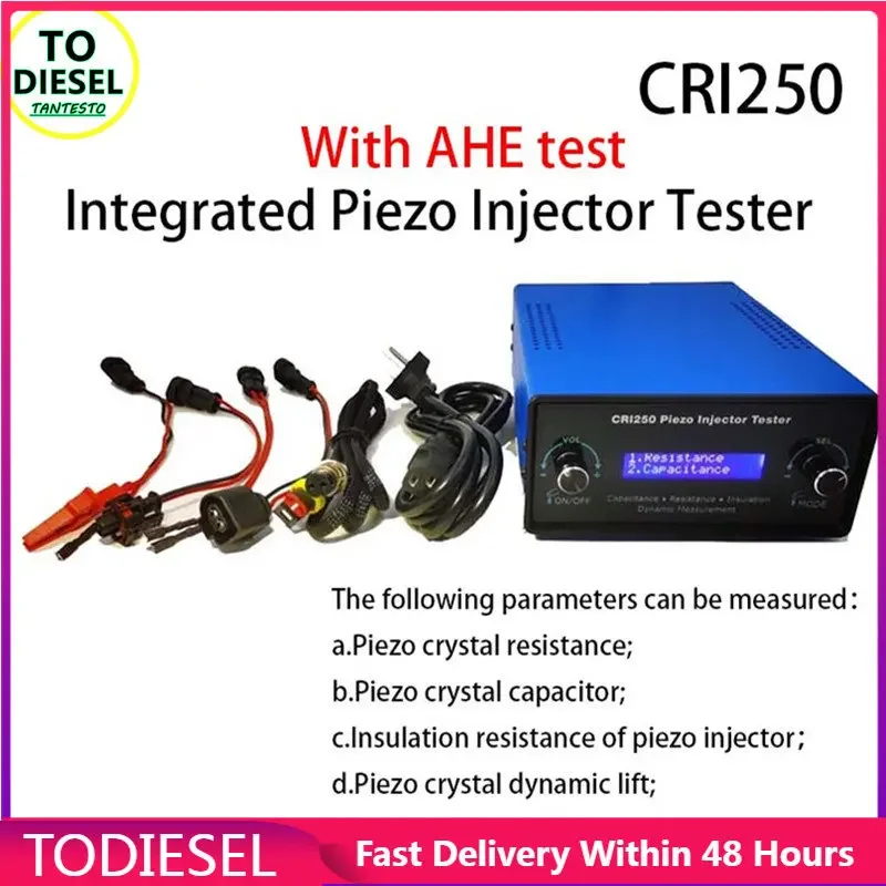 

With AHE CRI250 Piezoelectric Injector Testing For Capacitance Resistance Insulation Dynamic Measurement Piezo Injector Test