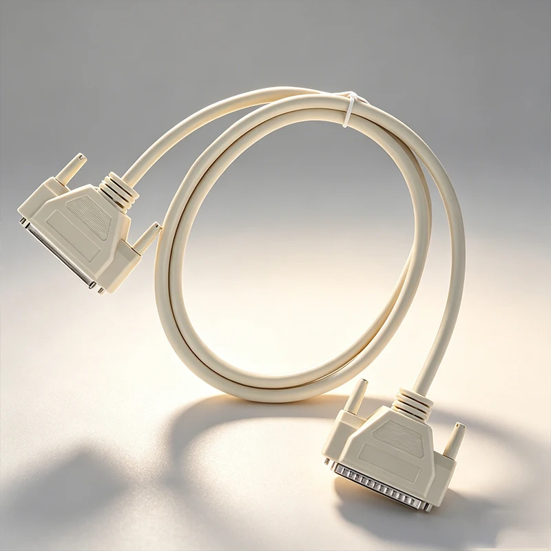 DB25 Male To Female Parallel Port Extension Cable 25pin Data Transmission Line 30AWGgold Plated Pins Replica Machine Connector