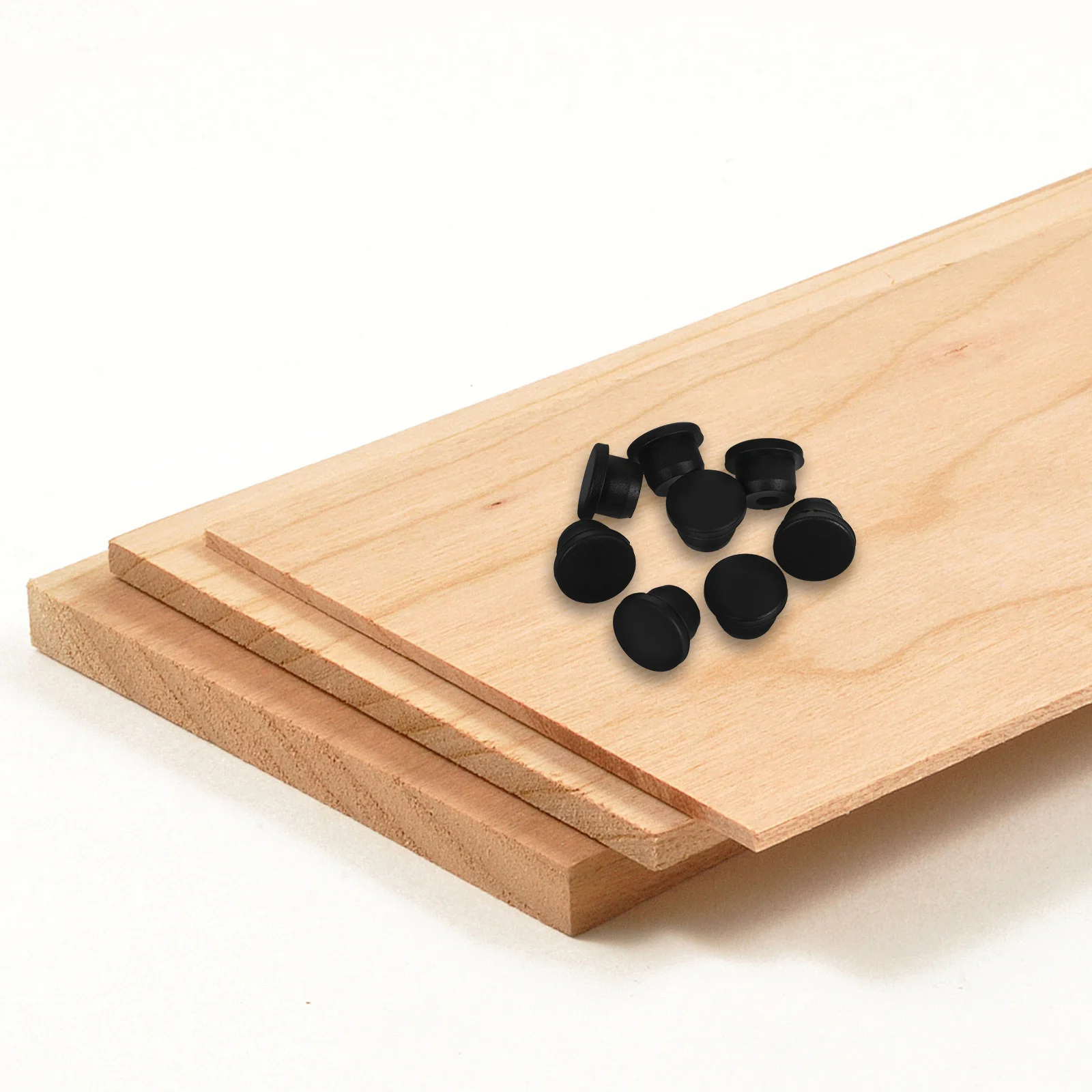 

8Pcs Heat Resistant Silicone Plugs T Shaped Waterproof Sealing Caps 15.5mm for Furniture Appliance Use Sealing Plugs