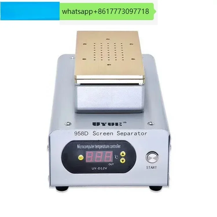 

948T screen separator with built-in vacuum pump, screen dismantling machine, heating table 7/12/14/18 inches