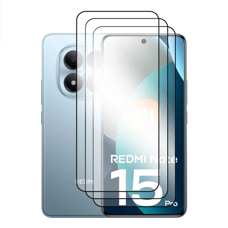 Für Redmi Hinweis 15 Pro Glas Für Redmi Hinweis 15 Pro 4G 5G Gehärtetes Glas 2,5 D Volle Abdeckung Screen Protector für Hinweis 15 Pro Film
