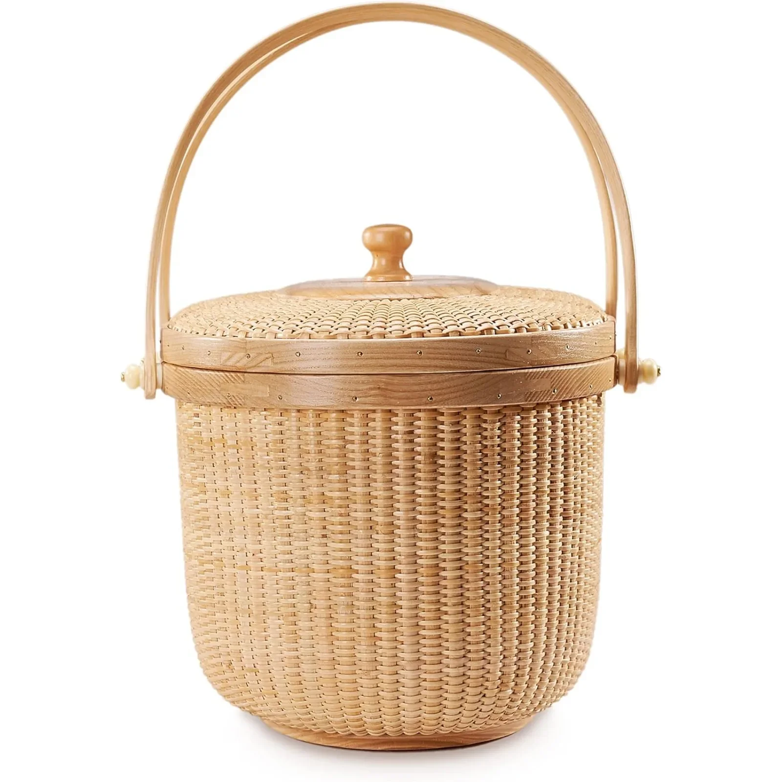 US Nantucket style basket Picnic Basket rattan Handmade Products woven