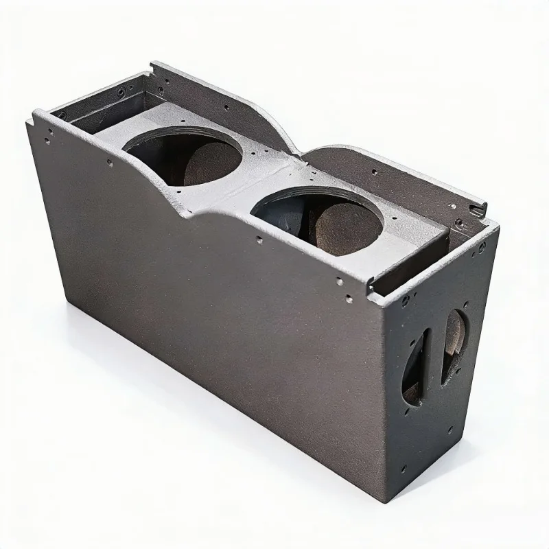 KR08 Dual 8 Inch Emtpy Line Array Cabinet, Without All Metal Accessories Parts and Speaker Components Just Empty Cabinet