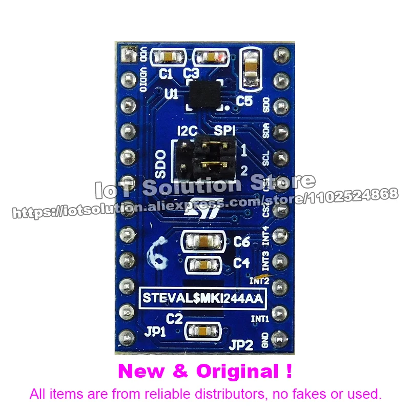 STEVAL-MKI244A 2xASM330LHBG1 adapter board for a standard DIL24 socket