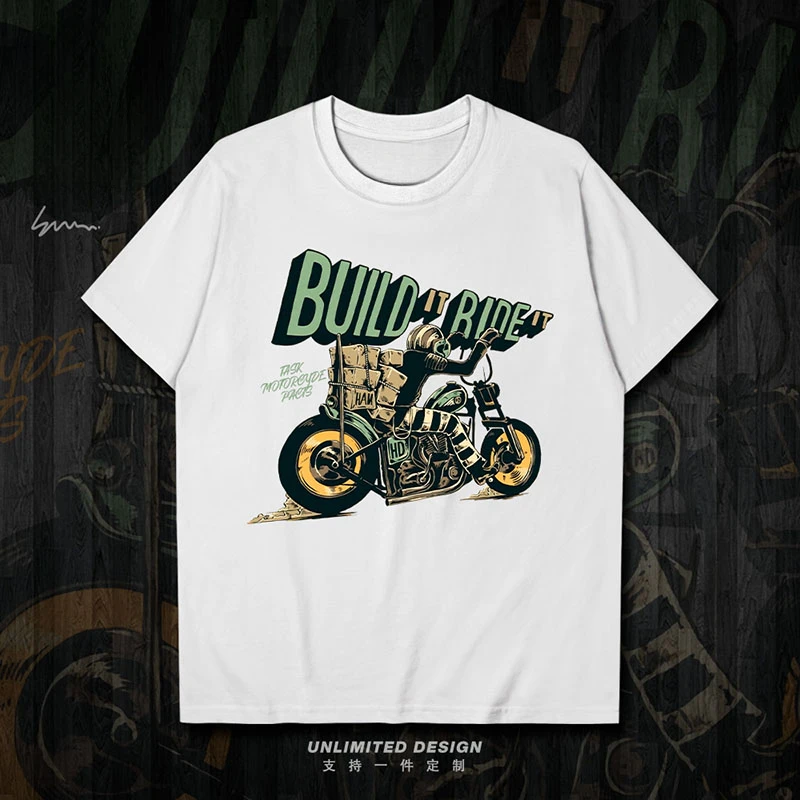 

New Wild Motorcycle Racer Printed Graphic T-shirt Men's and Women's Short Sleeve Breathable Motorcycle T-shirt Moto GP