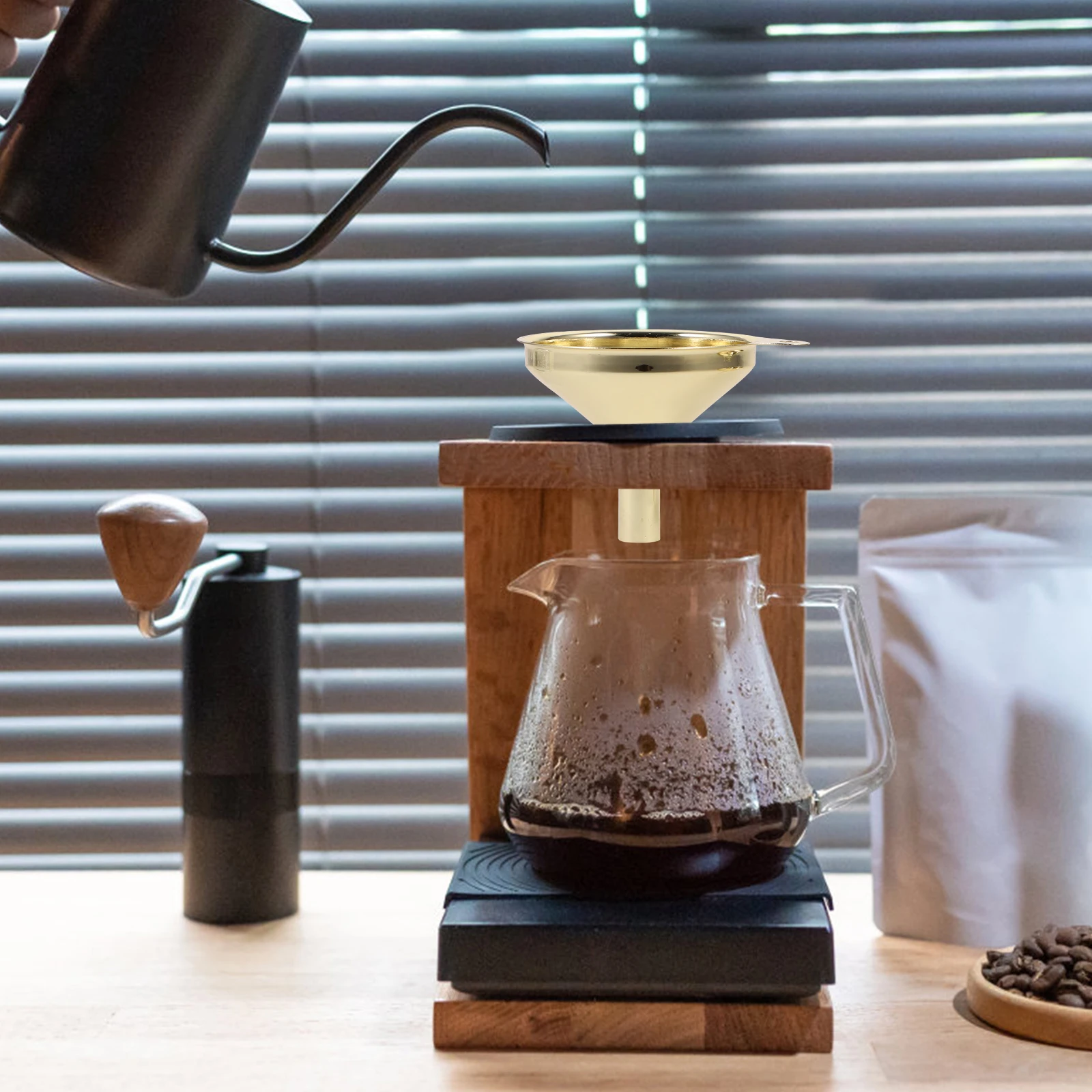 

3pcs Stainless Steel Funnel Set Wide Mouth Kitchen Gadget For Oil Vinegar Liquid Transfer Filling Bottles Cooking Car