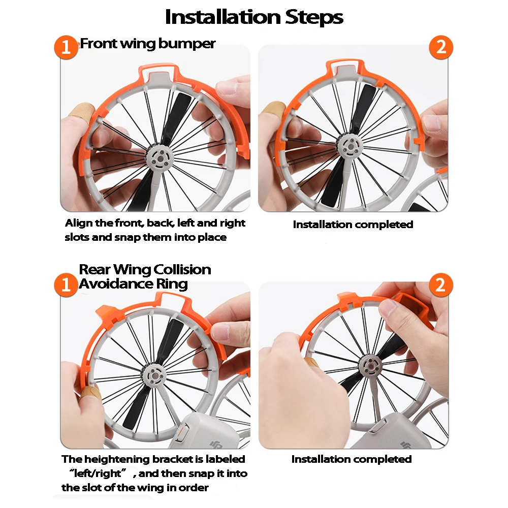 

Propeller Guard with Heightened Tripod for DJI Flip Drone Anti Collision Protective Bumper Ring Impact Resistant Drone Accessori