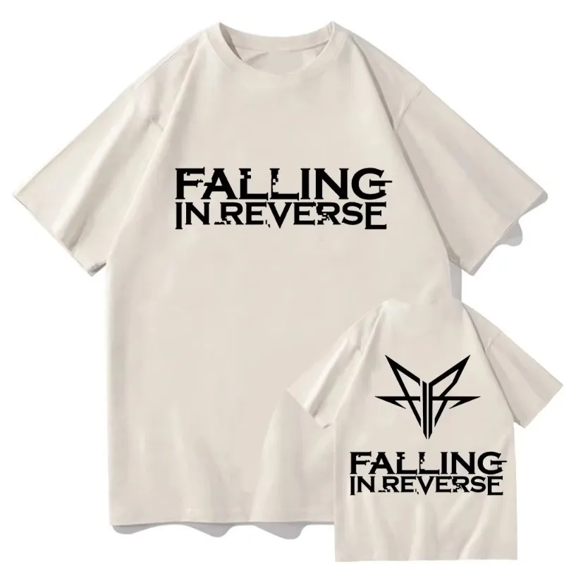 

Falling in Reverse The Popular Mons Tour T-shirt Short Sleeve Cotton Summer Tshirts Hip Hop Streetwear Men Clothes Graphic Tees