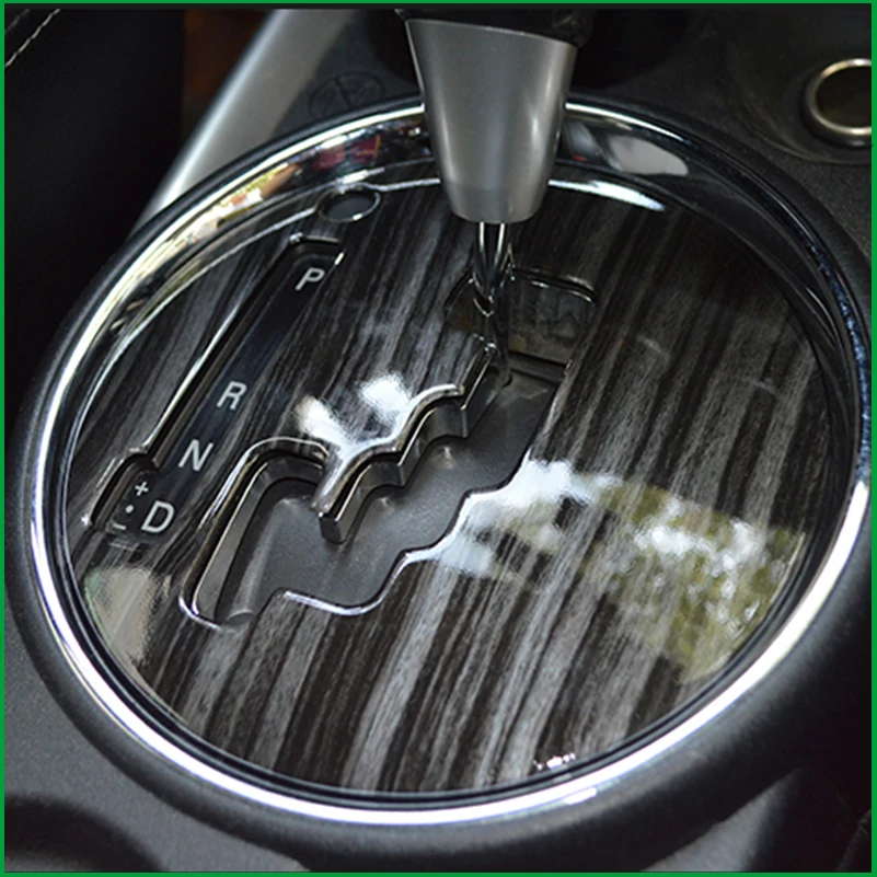 

Car Styling For Mitsubishi ASX 2011-2017 Gear Shift Panel Cover Sticker Trim LHD Decoration Strip Auto Parts Accessories