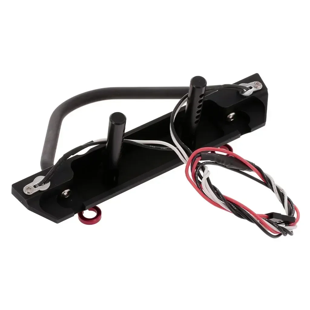 

Front Bumper Metal with 2 LED Light for RC Car RC Crawler Trxs TRX-4 Axial SCX10 & SCX10 II 90046
