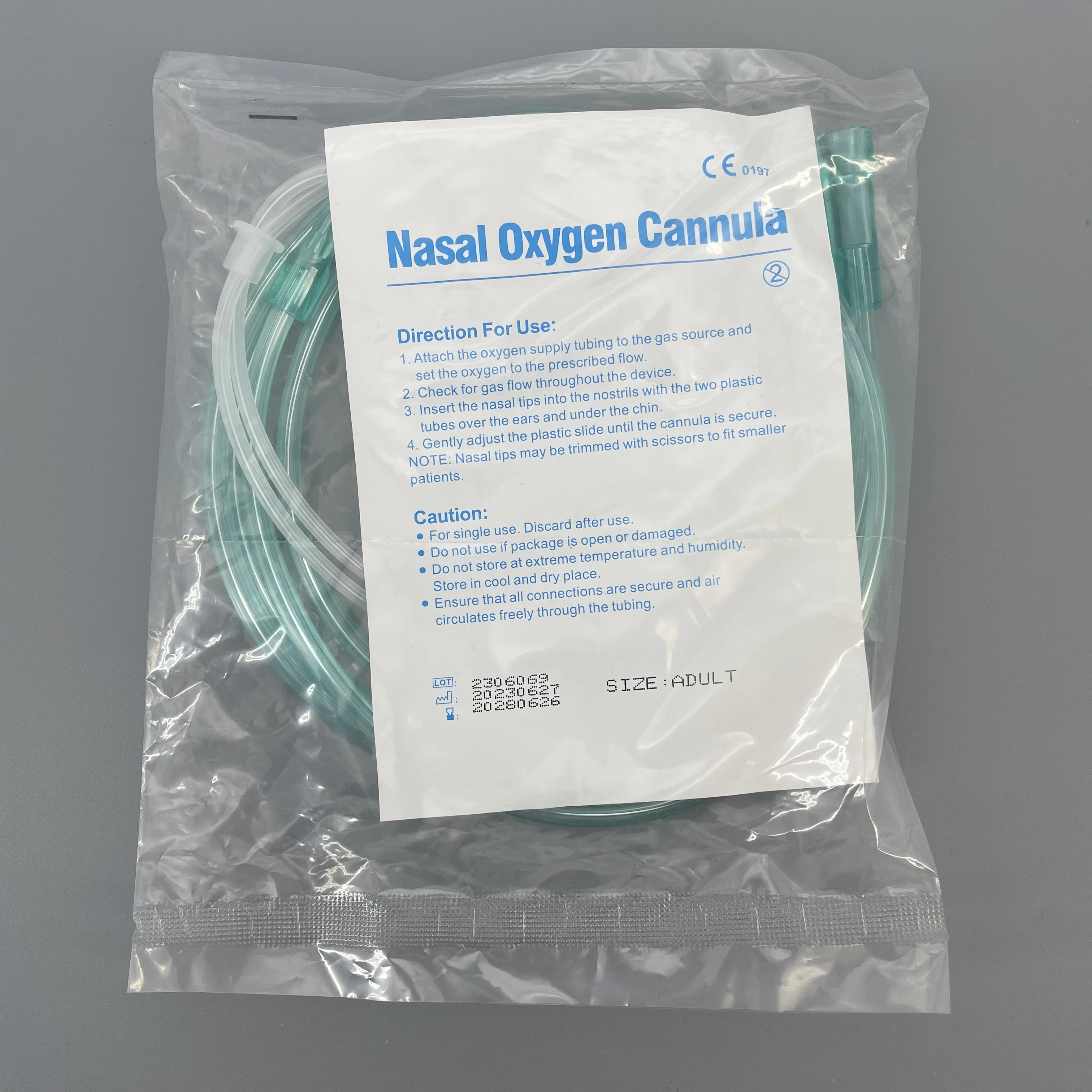 High Quality Disposable Adult Child Oxygen Cannulas/hose/tube Flexible Tip Soft Nasal Durable Dropship