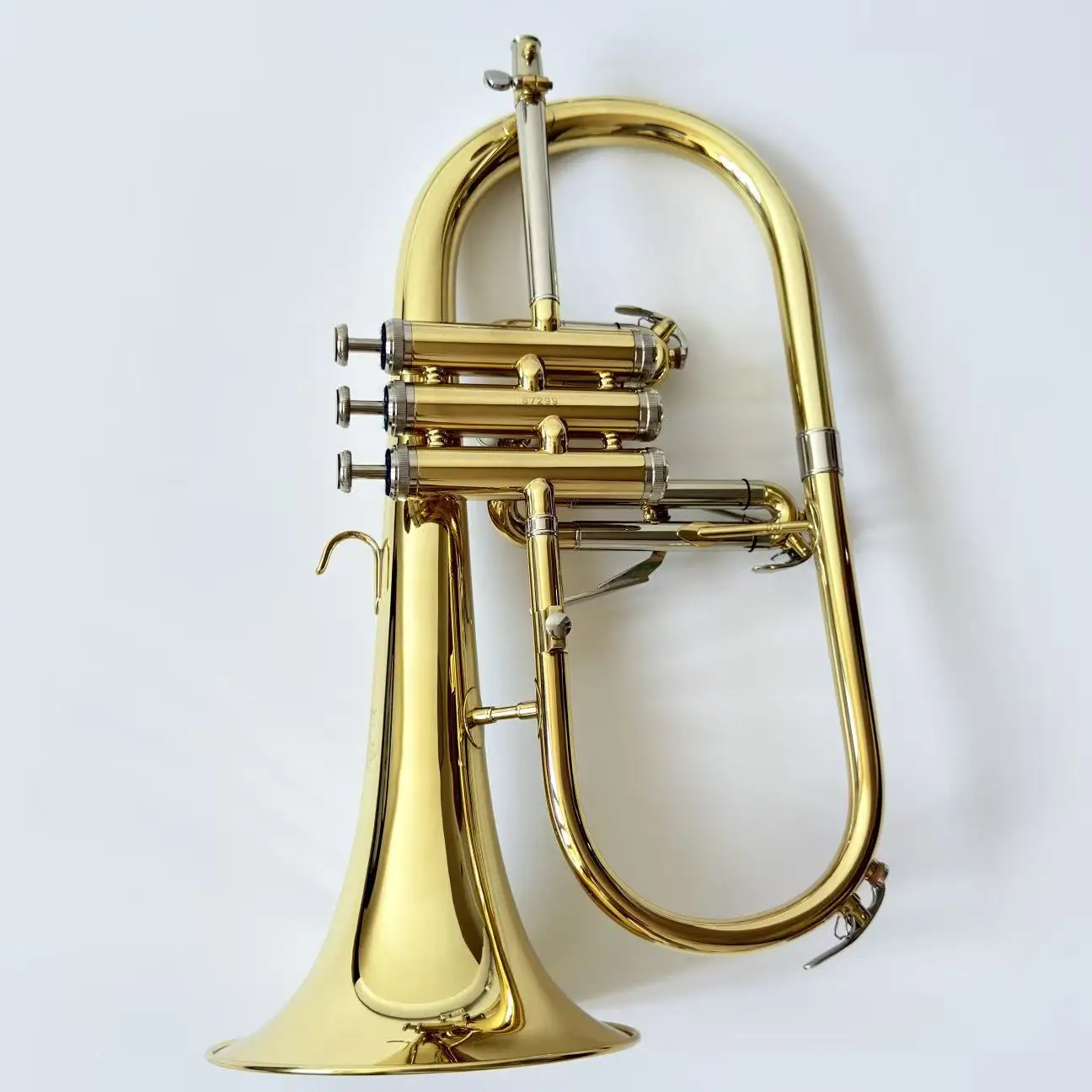 Yellow Brass OEM Wholesale Nickel Silver Slide Tube Flugelhorn for Market Selling