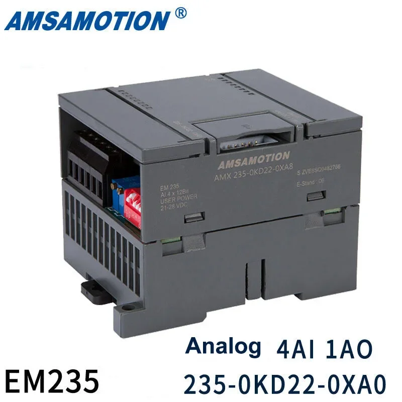 S7-200 PLC uitbreidingsmodule AMSAMOTION, compatibel met Siemens PLC, digitale en analoge uitbreidingsmodule EM223/232/235/231.