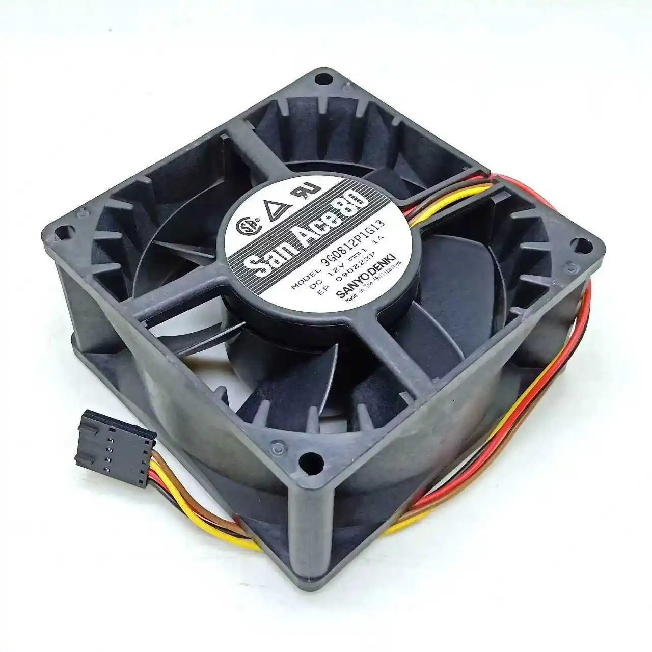 Ventilateur de refroidissement 80mm NEUF pour SANYO DENKI SAN ACE 9G0812P1G13 12V 1.1A 8038 80mm 8CM, grand volume d'air, 4PIN PWM