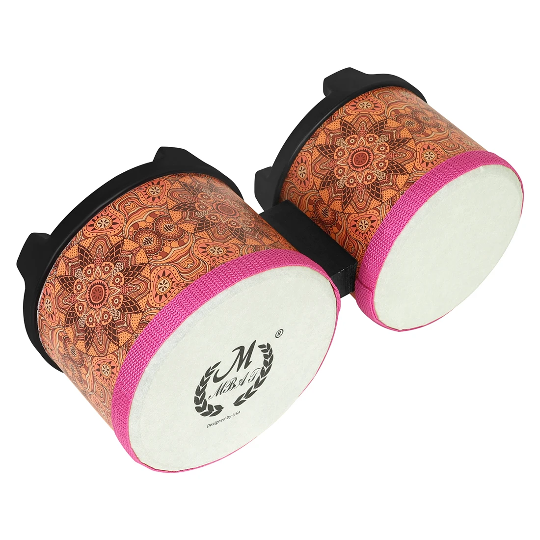 Bongo Drum 5 + 6 Inch Verbonden Handdrum Afstembare Afrikaanse Drum Professioneel Percussie-Instrument Voor Geschenken Volwassenen Beginners