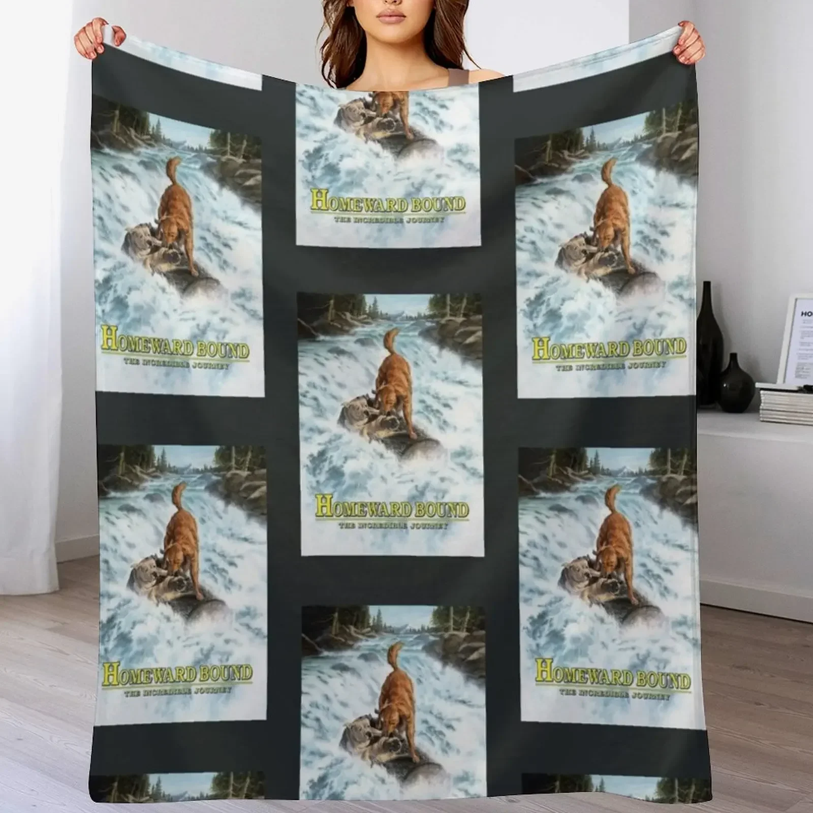 

Homeward Bound The Incredible Journey Throw Blanket Outdoor Soft Blanket for Picnic Beach Camping