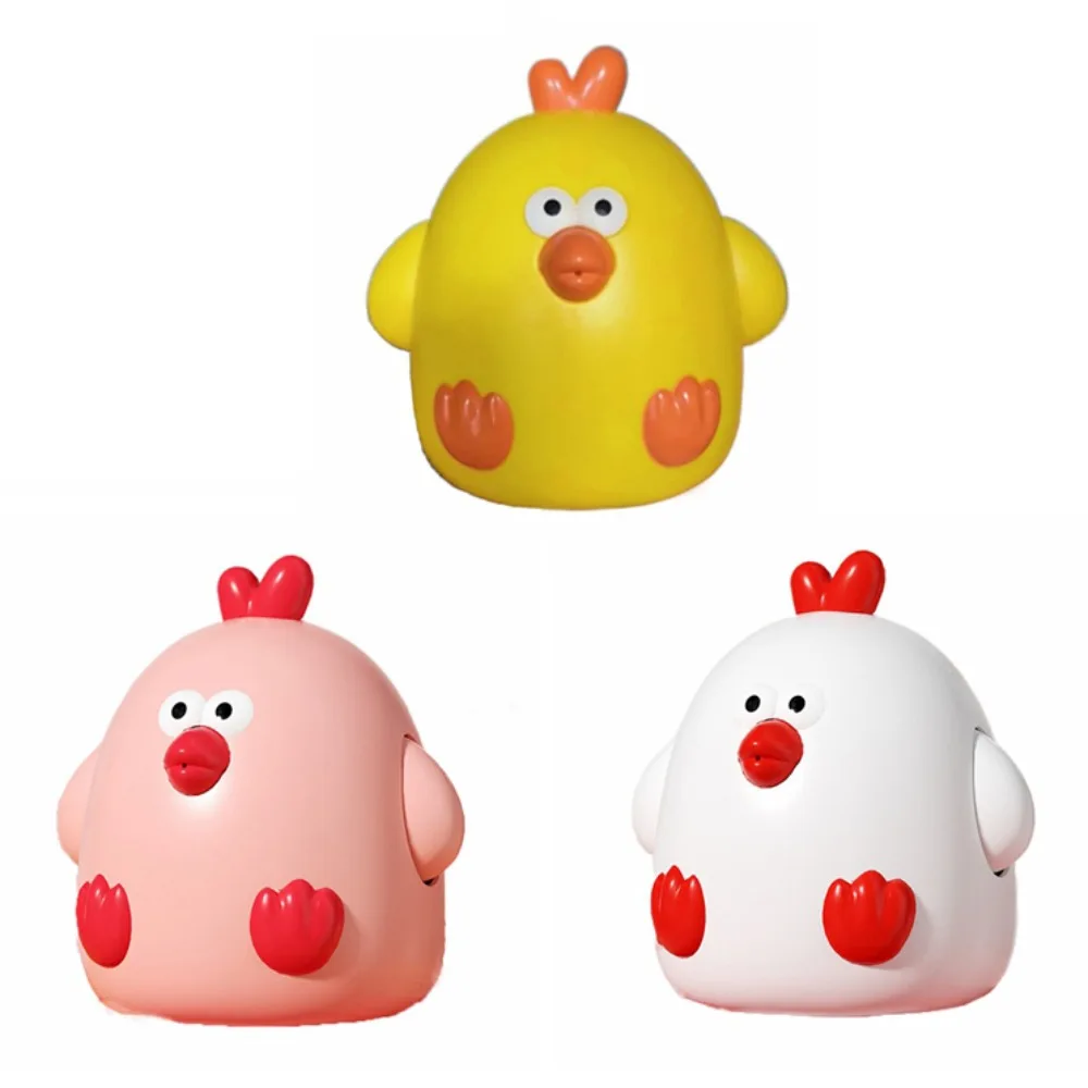 Ducha, pollo amarillo, chorro de agua, agua pulverizada, Anime, juguetes de baño para bebé, dibujos animados, divertidos juguetes acuáticos para nadar, regalos