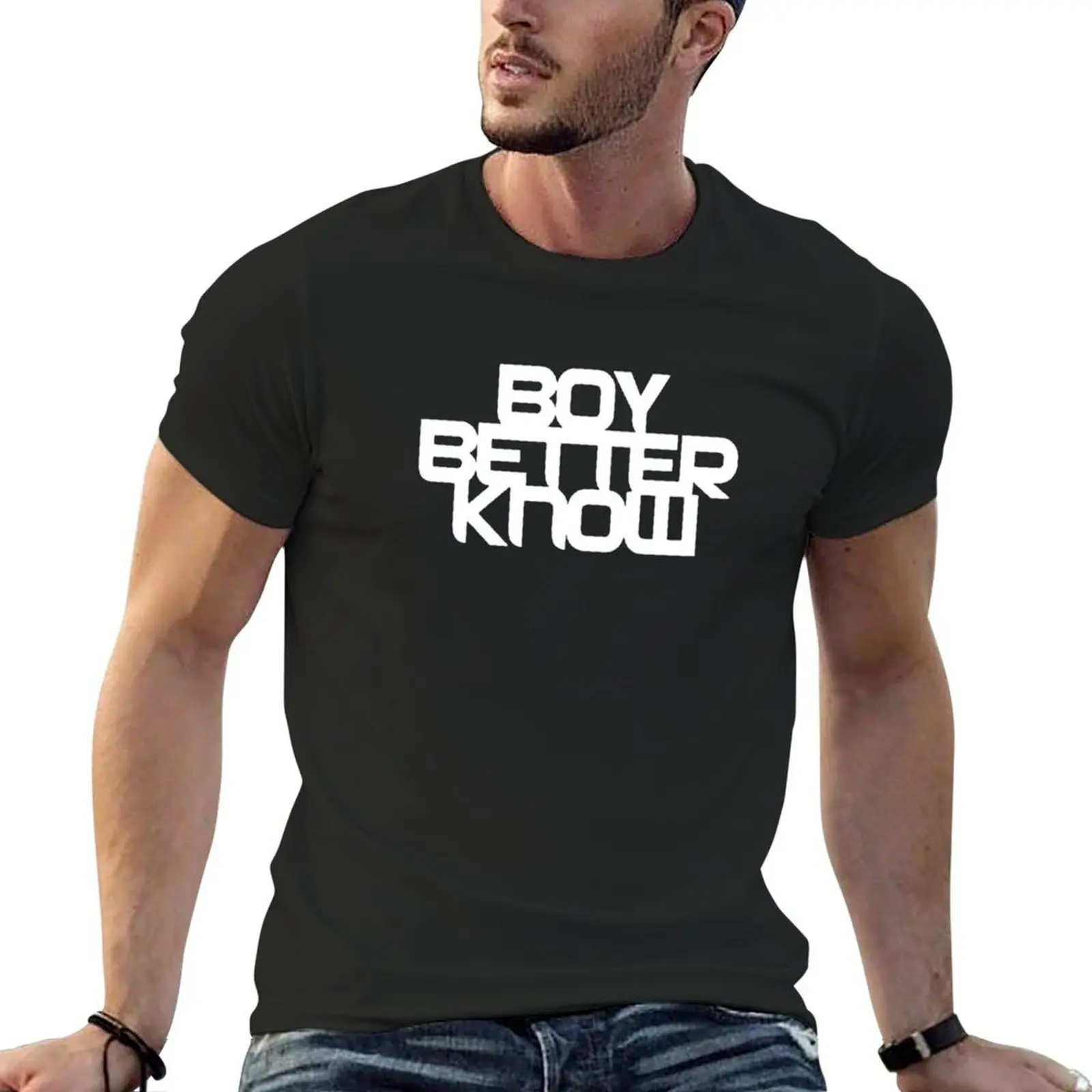 Boy Better Know - Chest Placement (white) T-Shirt T-Shirt tops summer tops summer clothes slim fit t shirts for men