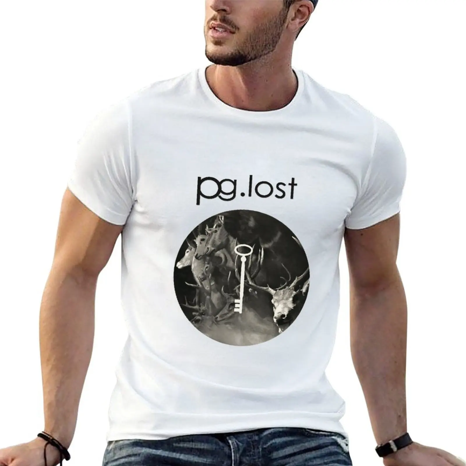 pg.lost T-Shirt vintage funny gifts mens shirts graphic tee