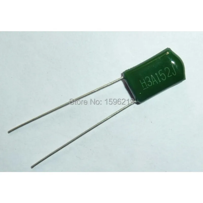 

200pcs Mylar Film Capacitor 1000V 3A152J 1500pF 1.5nF 3A152 5% 1KV Polyester Film capacitor