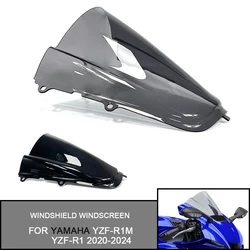 Für yamaha yzfr1 r1m YZF-R1M yzf-r1 2020 2021 2022 2023 2024 Doppel blasen rennen Windschutz scheibe Deflektor Windschutz scheibe Windabweiser