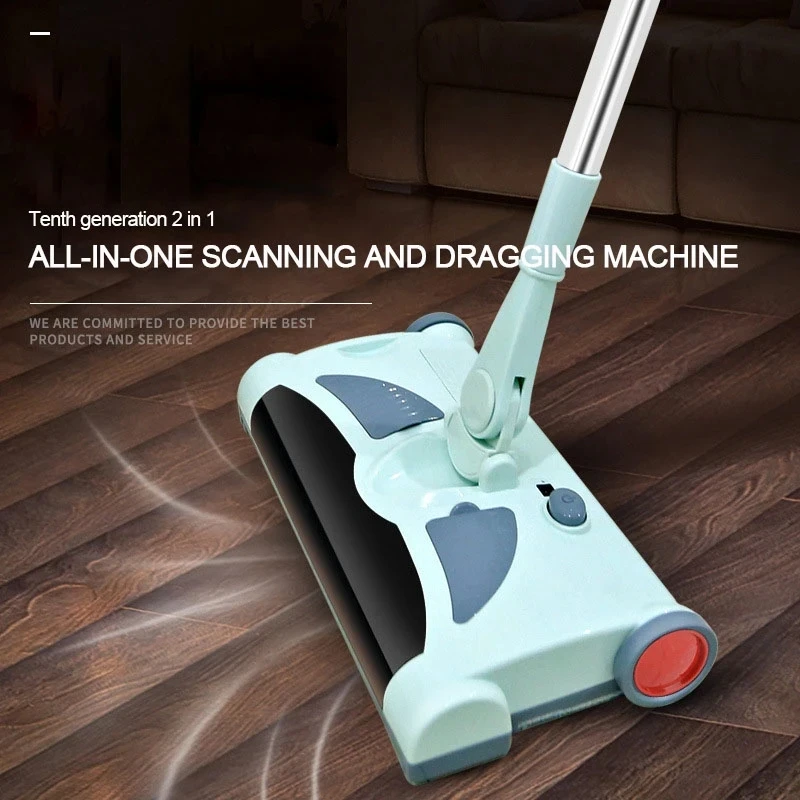 Household Vacuum Cleaner Stick Type Mop 0.28L Dust Box Capacity 2500mAh 2in1 Wireless Floor Washer Wet Dry Cleanner Machine