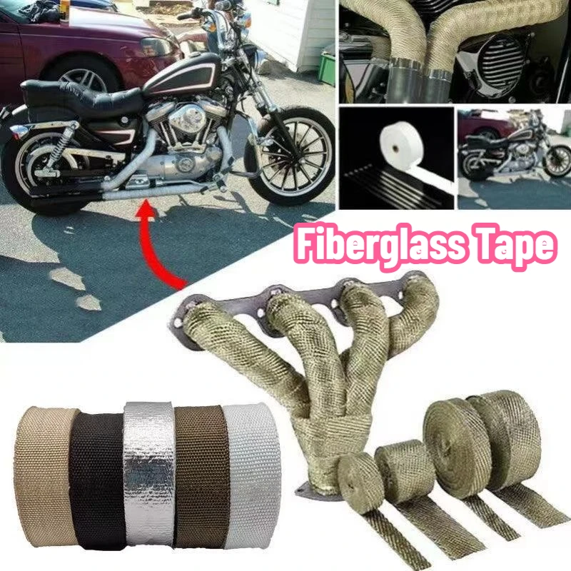 High Temperature Resistant Insulation Tape Exhaust Pipe Banana Tape Fiberglass Tape Modified Insulation Material