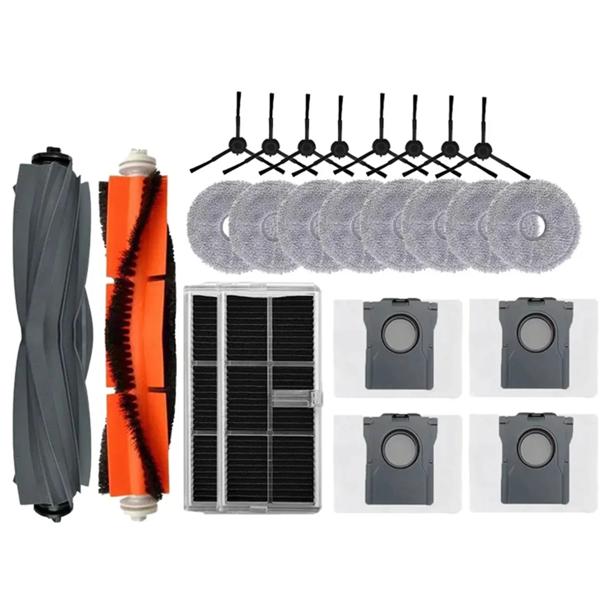 Para Dreame L30 Ultra accesorios almohadilla de fregona bolsa de polvo Cepillo Lateral principal de goma filtro HEPA piezas de Robot aspirador-A19G