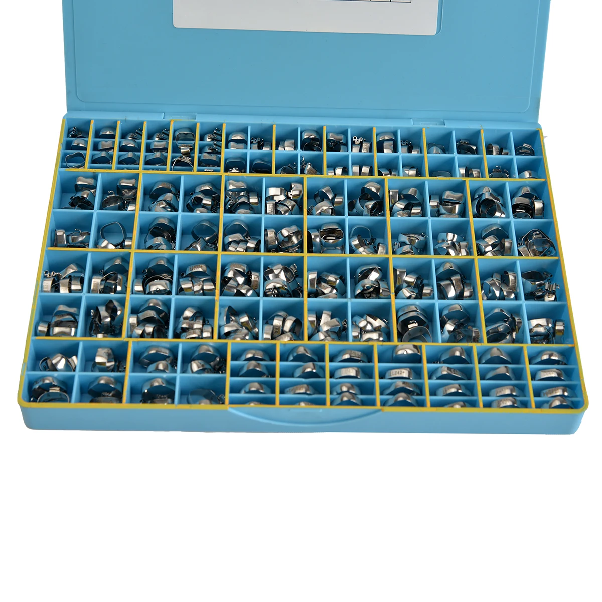85 Sets AZDENT Dental Orthodontische Bukkalröhren-Bänder 1. Molaren Zähne Roth 0.022 # 28-44 Dreifachrohre U/3 L/2 Konvertierbar für die Zahnmedizin – Detail 2