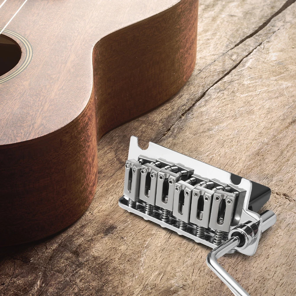 Puente de Guitarra Eléctrica de 10.5mm, Puente Tremolo de 2 Puntos, Puente Fijo para Stratocaster, Guitarra Eléctrica de 6 Cuerdas