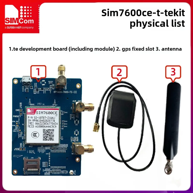 SIMCom Core Signal Compatibilità multifunzionale Modulo 4G SIM7600CE-T-TE Scheda di sviluppo valutazione core