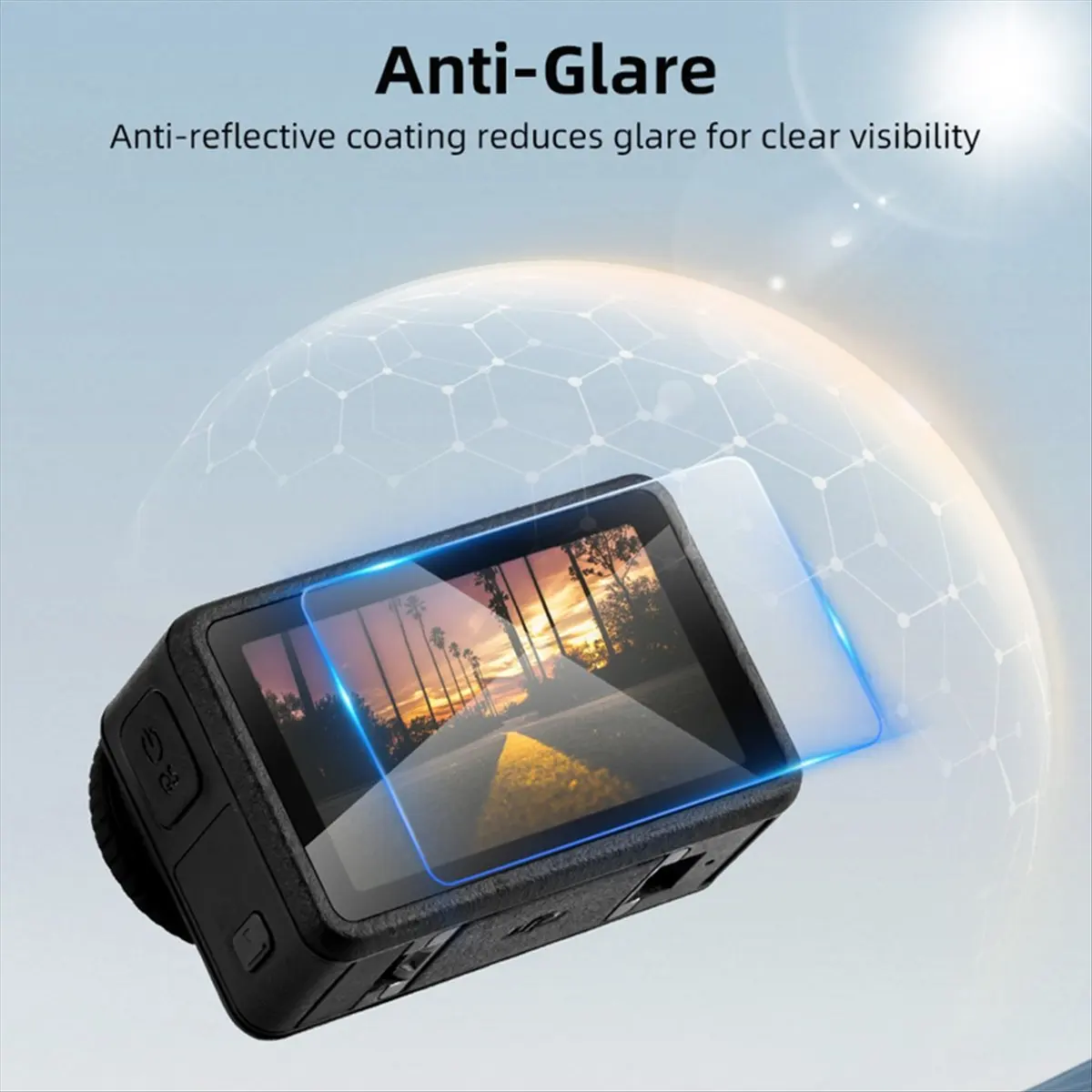 For Action5pro AR Anti-Reflection Film Lens Screen Film Lens Film Tempered glass + plastic