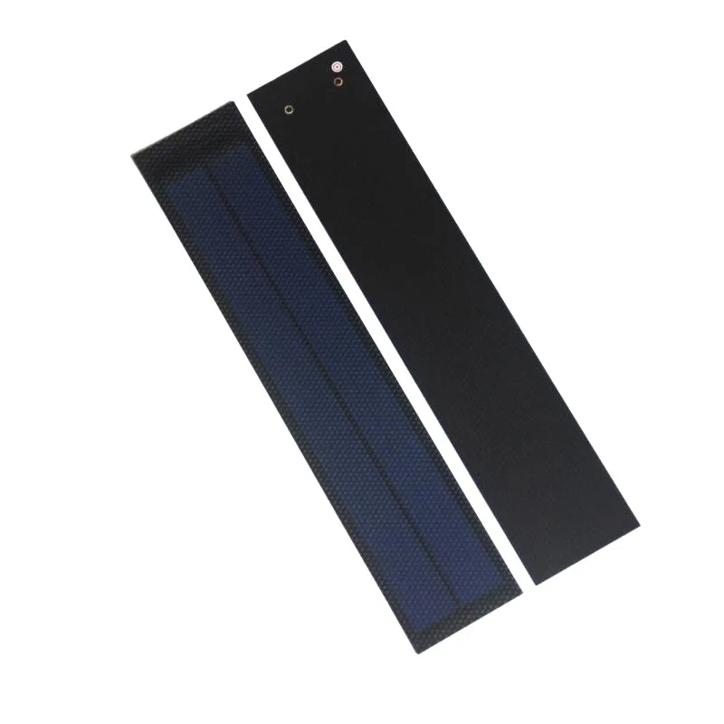 1W 3V Flexible Amorphous Silicon Thin Film Solar Panels Reelable Solar Cells for DIY Solar Products Kits 270*55mm