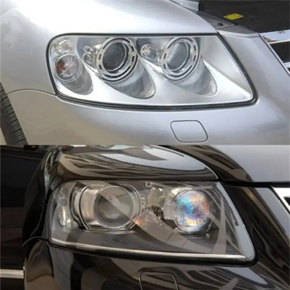 Left/Right Side Car Front Headlight Shell Lampshade Transparent Lens Cover For Volkswagen VW Touareg 2003 2004 2005 2006 view 6