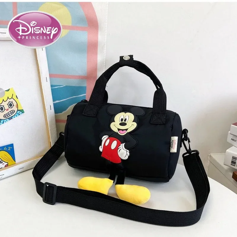 

Новая мультяшная милая сумка для боулинга с рисунком Микки Мауса для девочек, модная ручная сумка через плечо