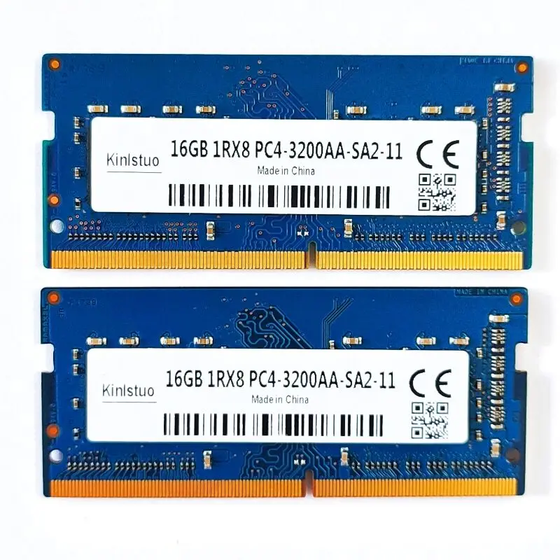 Imagem -05 - Memória do Kinstuo-ddr4 Ram para o Portátil 16gb 3200mhz Pc43200aa-sa211 Sodimm 260pin Pc4-3200aa-sa2-11