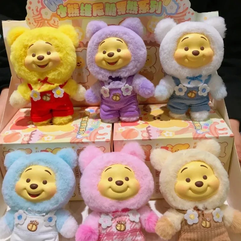 

Disney TOPTOY Winnie The Pooh Pupu Candy Vinyl Series Plush Toy Cute Mysterious Box Surprise Blind Box
