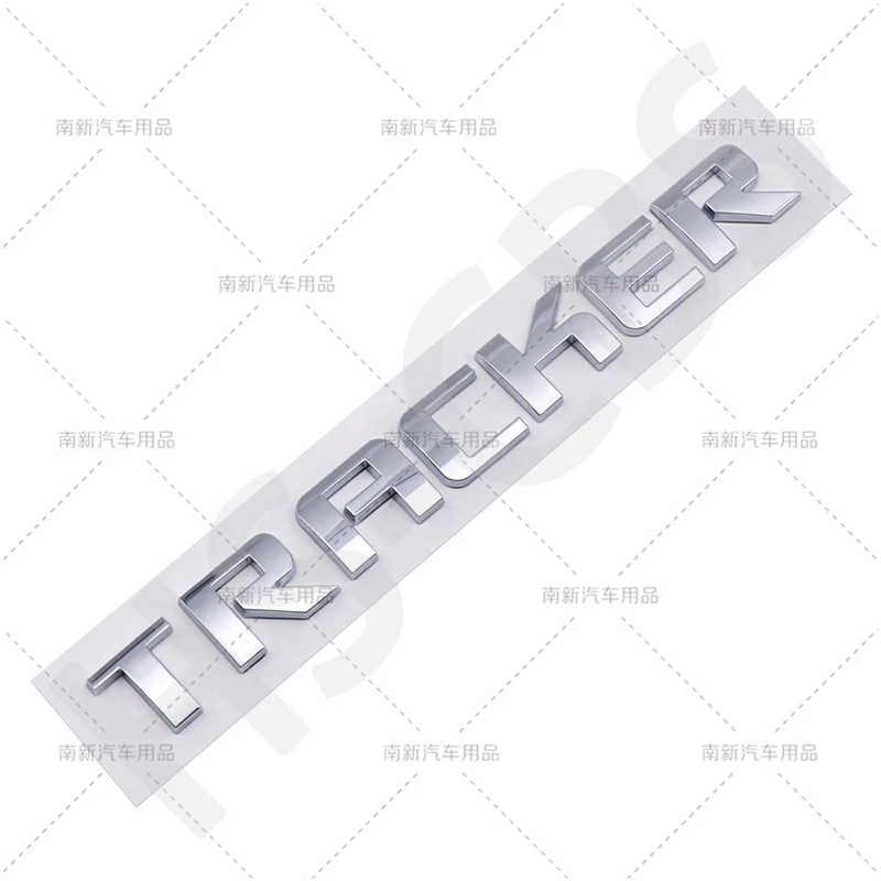 

20.3x2.2cm ABS TRACKER Letter Logo Car Rear Trunk Emblem Badge Auto Body Fender Stickers Badge Decoration Sticker Accessories