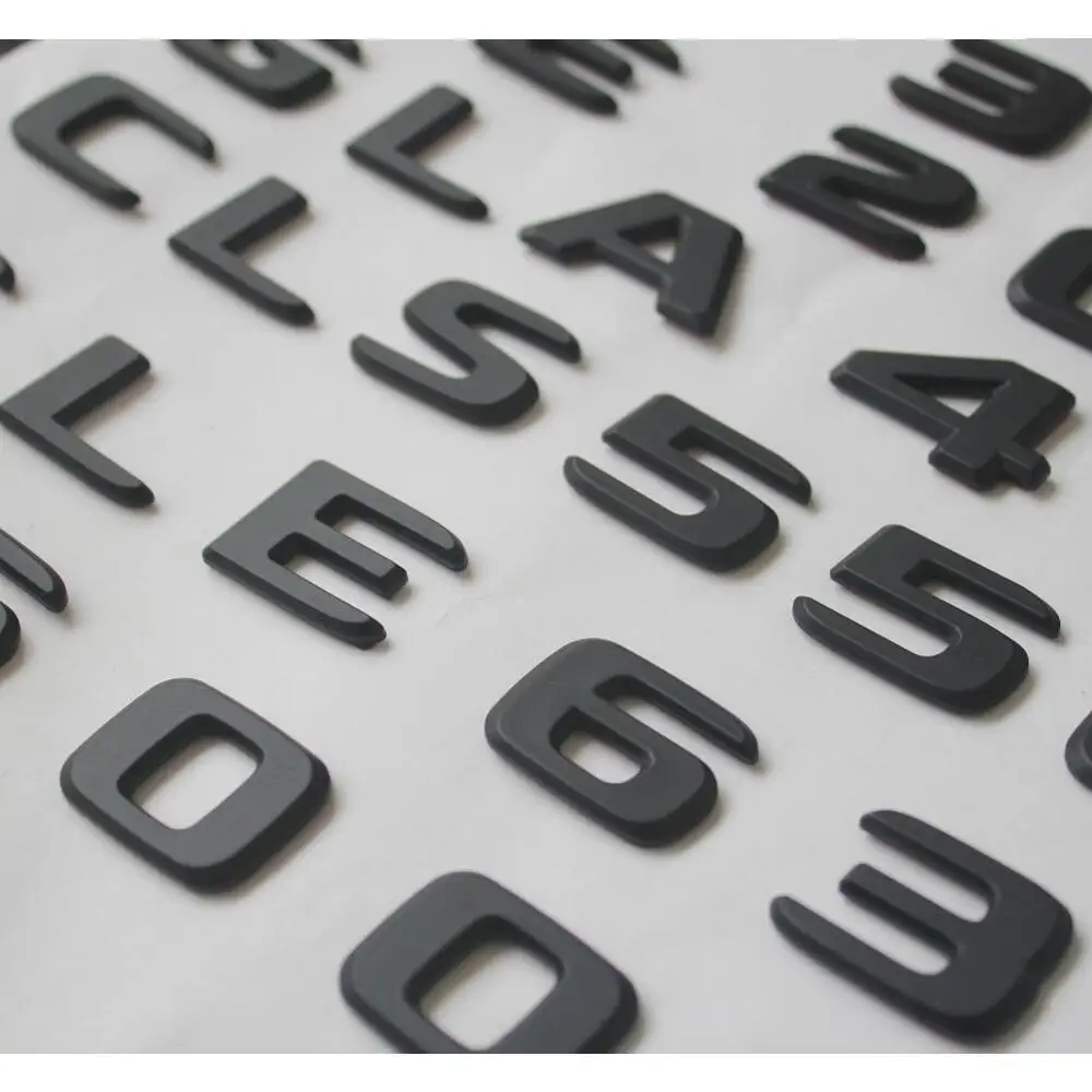 For Mercedes Benz Matt Black CL180 CL300 CL320 CL350 CL400 CL420 CL450 CL500 CL550 CL600 4MATIC Trunk Emblems Badges