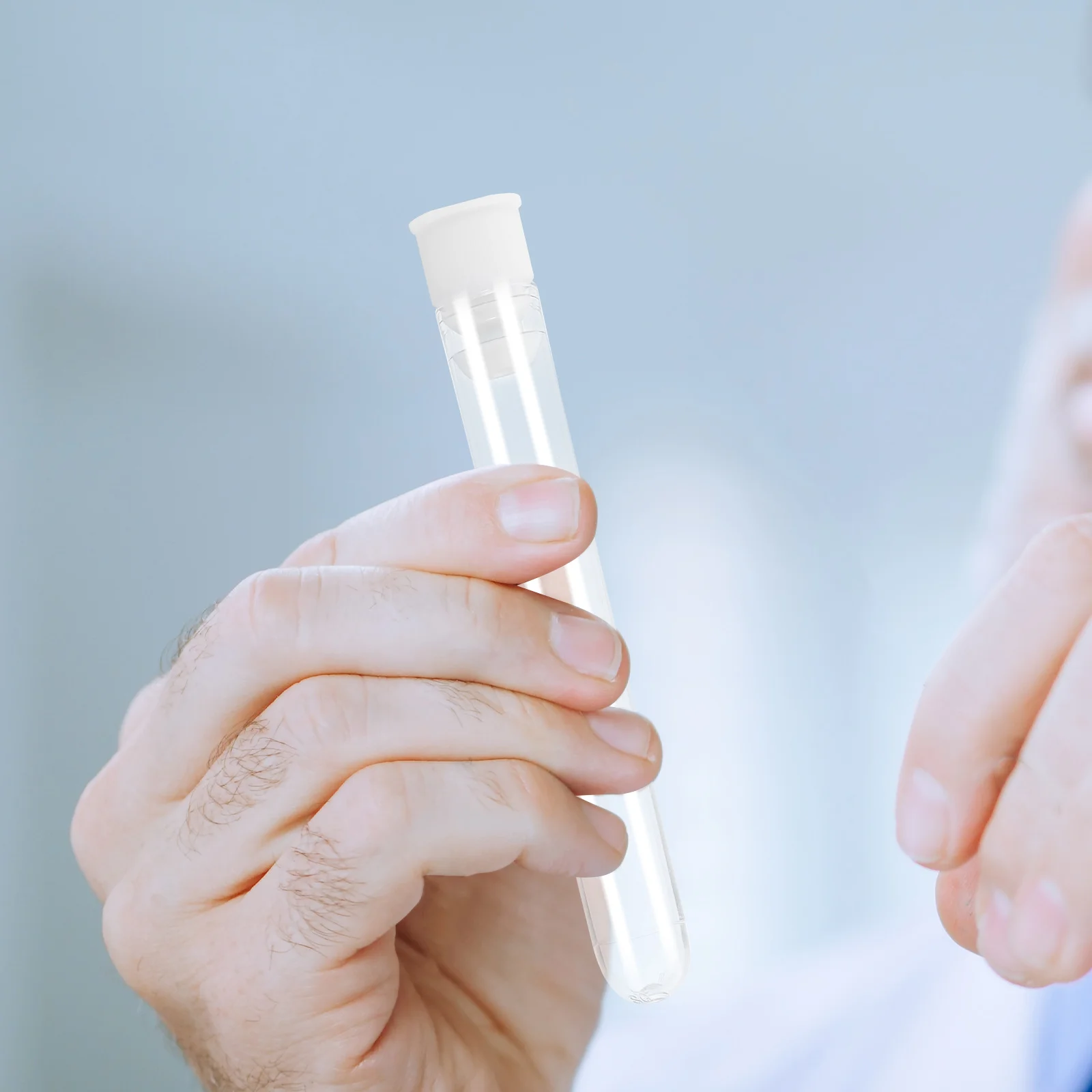 

100 Pcs Test Tubes with Lids Plastic Containers Lotion Bottle Disposable