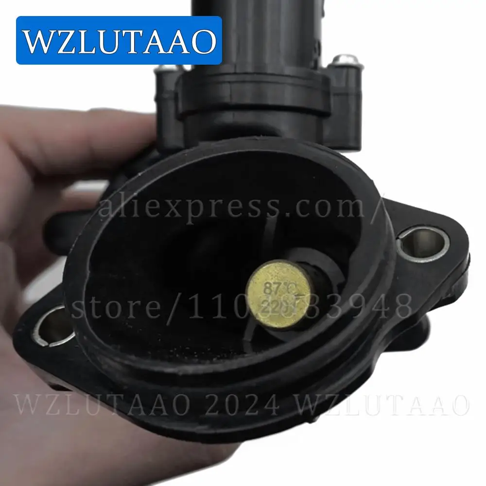 Engine Coolant Thermostat With Housing For VW Multivan T5 Transporter 2.0 TDI 2009-2015 03L121111AF 03L121111F