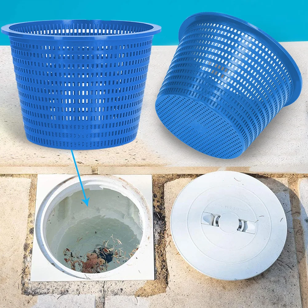 سلة مقشدة حمام السباحة مقاس 8 بوصة سلة مقشدة بلاستيكية لحمام السباحة الداخلي سلة مقشدة لحمام السباحة لـ Hayward SP1070