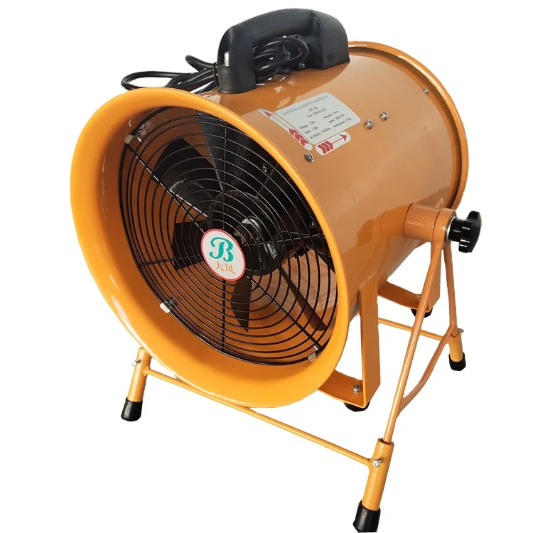 

220V 50HZ Electric Marine Exhaust Equipment 12''/300mm Industrial Ventilation Fan High Pressure Aluminum Blade OEM/ODM Supported